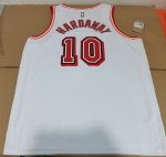 Maillot de Basket #10 Hardaway Miami heat 22-23 Vintage Blanc Imprimé